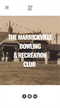 Mobile Screenshot of marrickvillebowlingclub.com.au